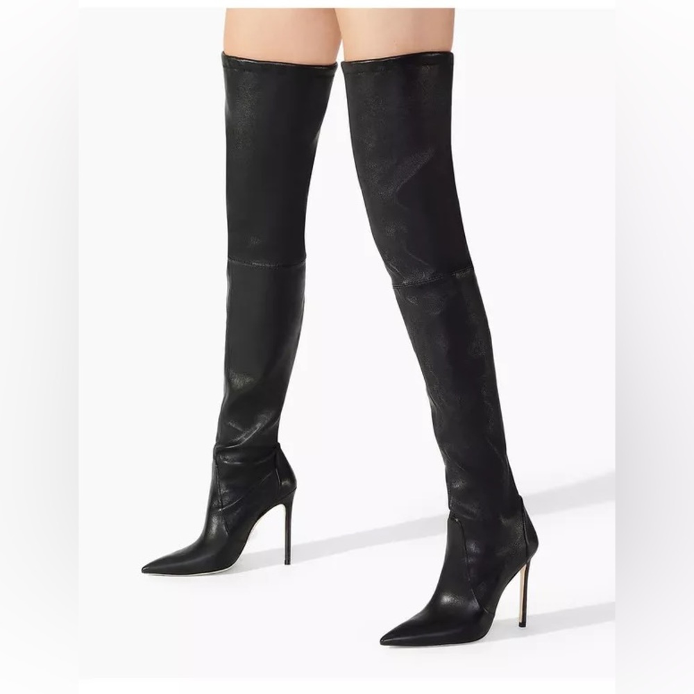 Stuart Weitzman Ultrastuart 100 Stretch Pointed T… - image 1